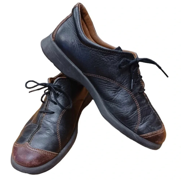 Rohde Leather Lace  Up Two Tones Shoes Germany Size 7.5 - Picture 1 of 9